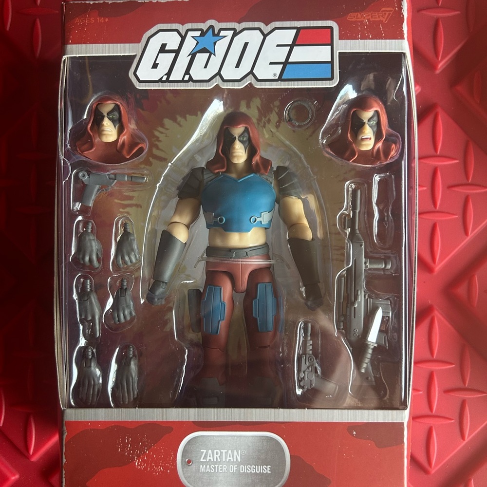 Hasbro G.I. Joe Zartan Action Figure - Red, Blue, Black